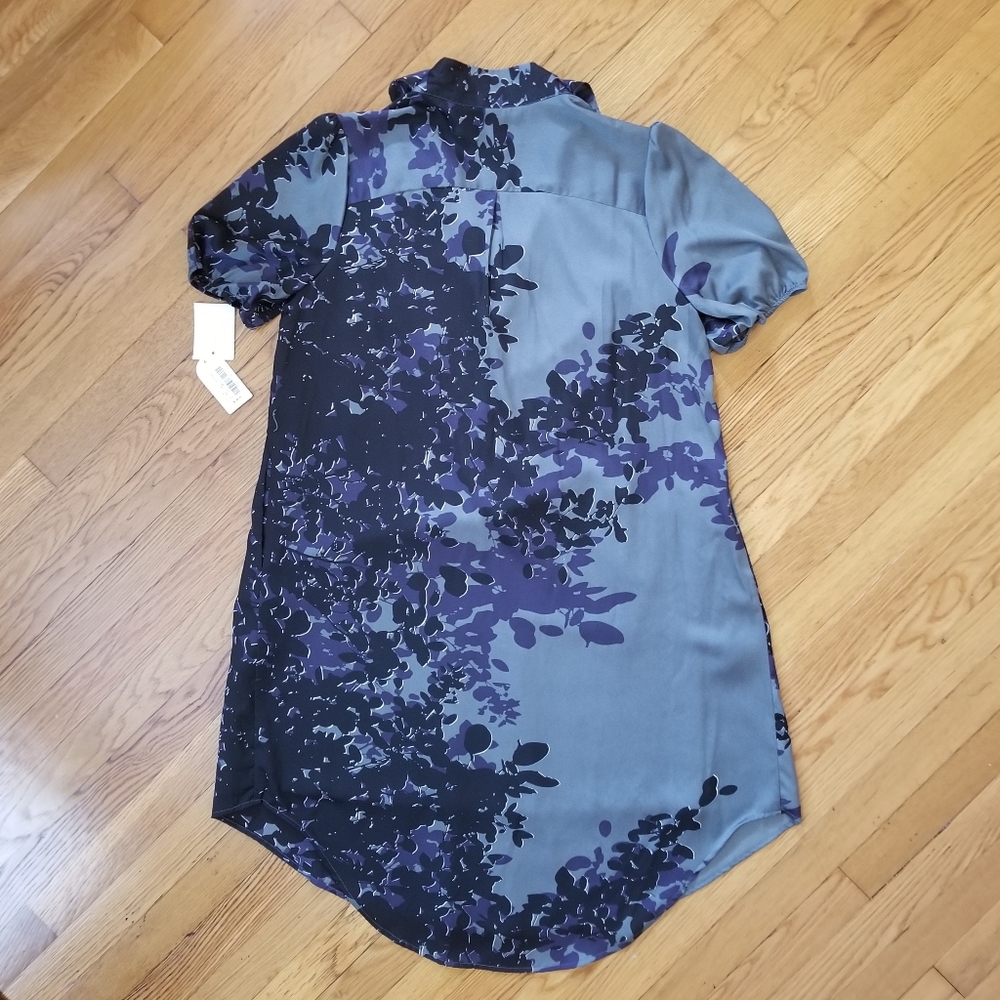 Jessica Simpson Tie Neck Floral Shift Dress - Picture 4 of 10